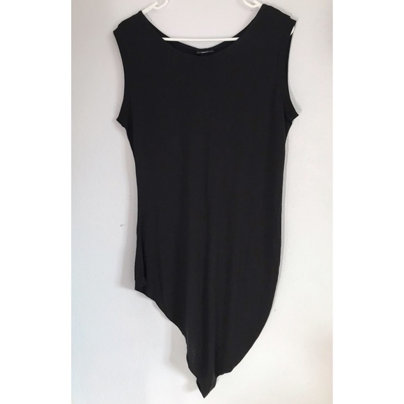 Mossimo Supply Co. Tops - Mossimo L black asymmetrical tank